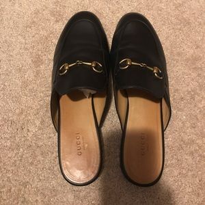 Women’s Gucci Black Princetown slippers Size 40